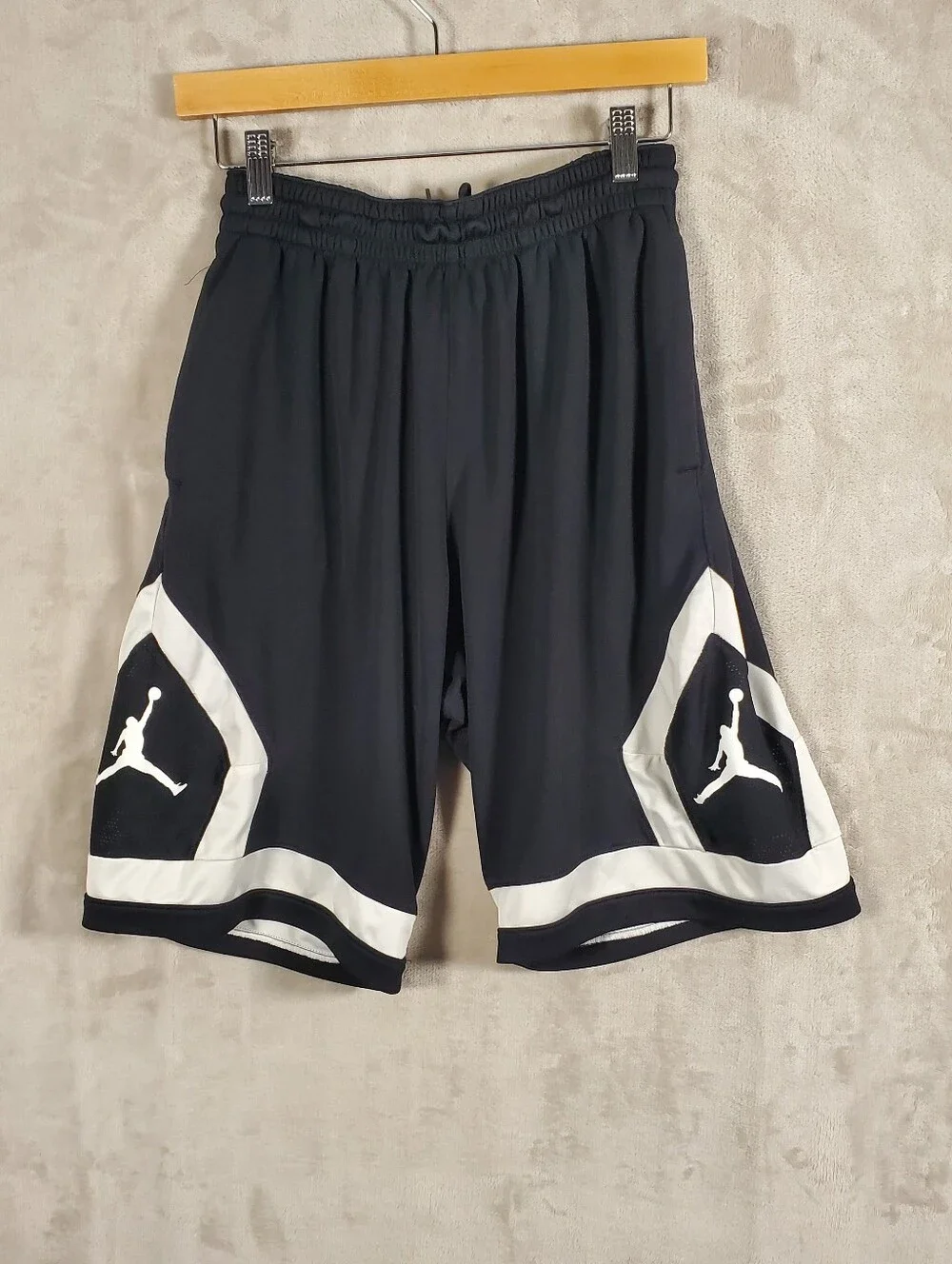 Nike Air Jordan Dri-FIT Basketball Shorts Men’s S Black White Jumpman Streetwear